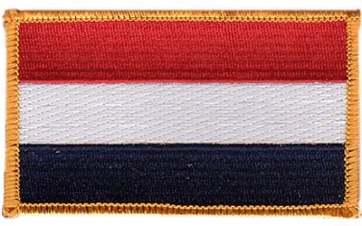Netherlands iron-on embroidered patch