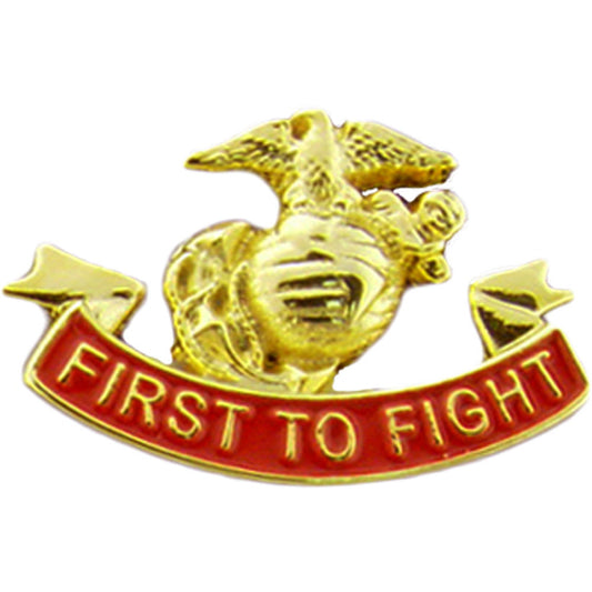 U.S. MARINES, FIRST TO FIGHT - Original Artwork, Expertly Designed PIN - 1"