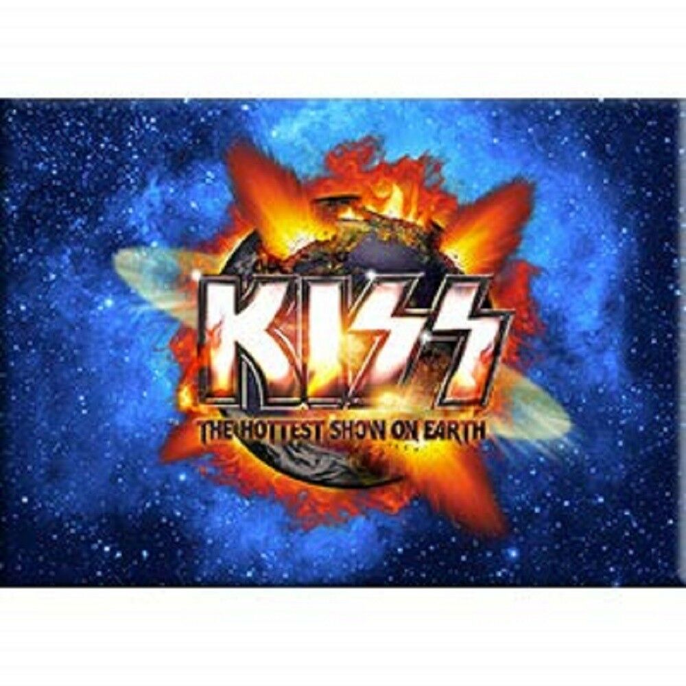 KISS - The Hottest Show On Earth, Licensed Original Artwork MAGNET, 2.5" X 3.5"
