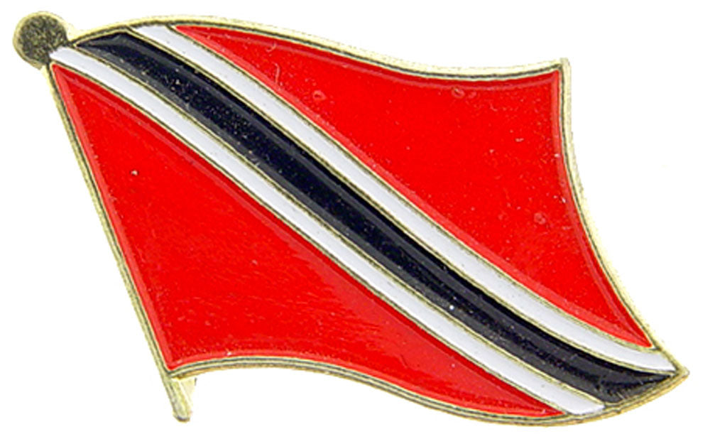 INTERNATIONAL, TRINIDAD Flag - Original Artwork, Expertly Designed PIN - 1"