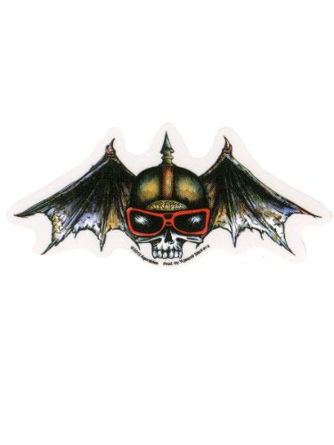 Agorables - Skull Helmet with Bat Wings - Sticker / Decal