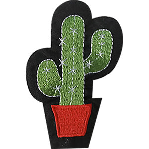 C&D Visionary P-DSX-4775 DSX Cactus Red Pot Patch Multi Color