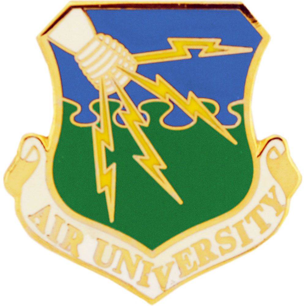UNITED STATES AIR FORCE AIR UNIVERSITY PIN - USA American Patriotic Original Artwork, Expertly Designed PIN - 1"