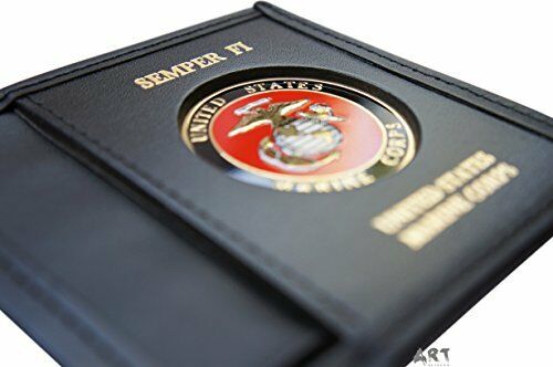 Marine Corps Wallets, Officially Licensed United States Military Genuine Leather