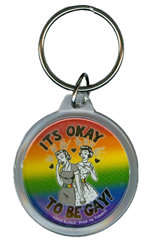 Evilkid - Its Okay To Be Gay Female - Acrylic Keychain