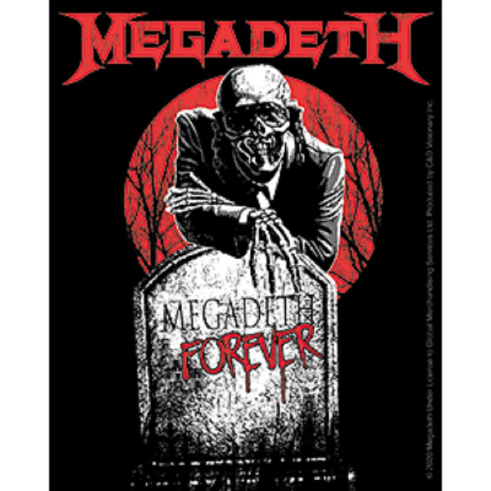 MEGADETH FOREVER STICKER - Megadeth Orignal Artwork Premium Decal STICKER - 4" x 5"