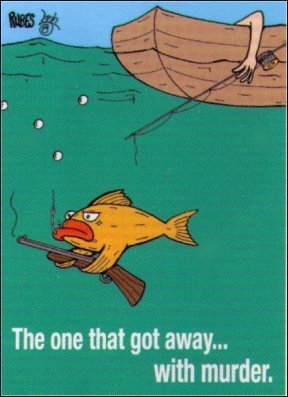 Rubes The One That Got Away With Murder Magnet RM2938