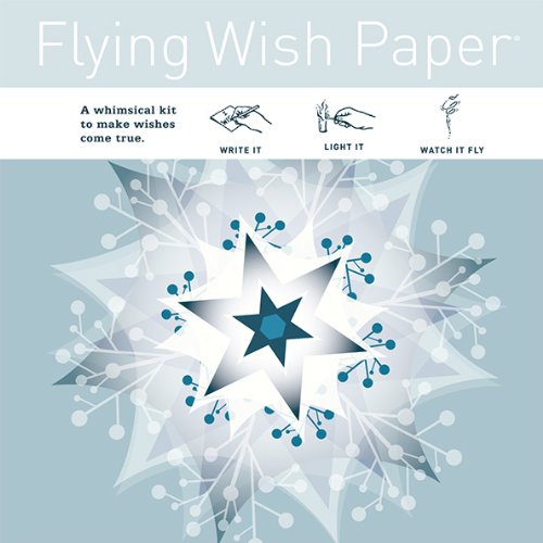 FLYING WISH PAPER® NORTHERN STAR - Licensed Original Artwork, Mini Wishing Kit, 5" x 5"