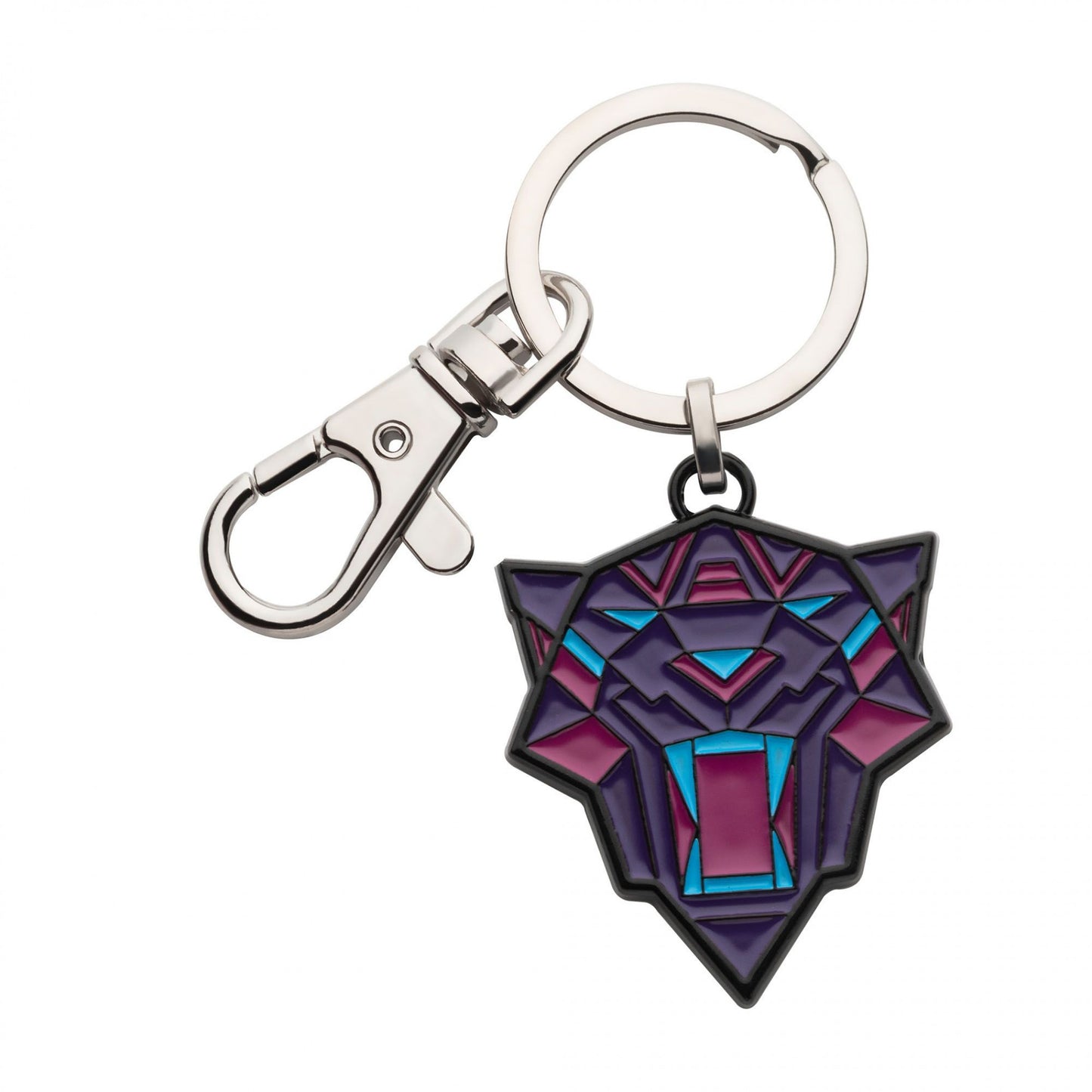 Official Marvel Black Panther WAKANDA FOREVER Purple Enamel KEYCHAIN - 3.6cm