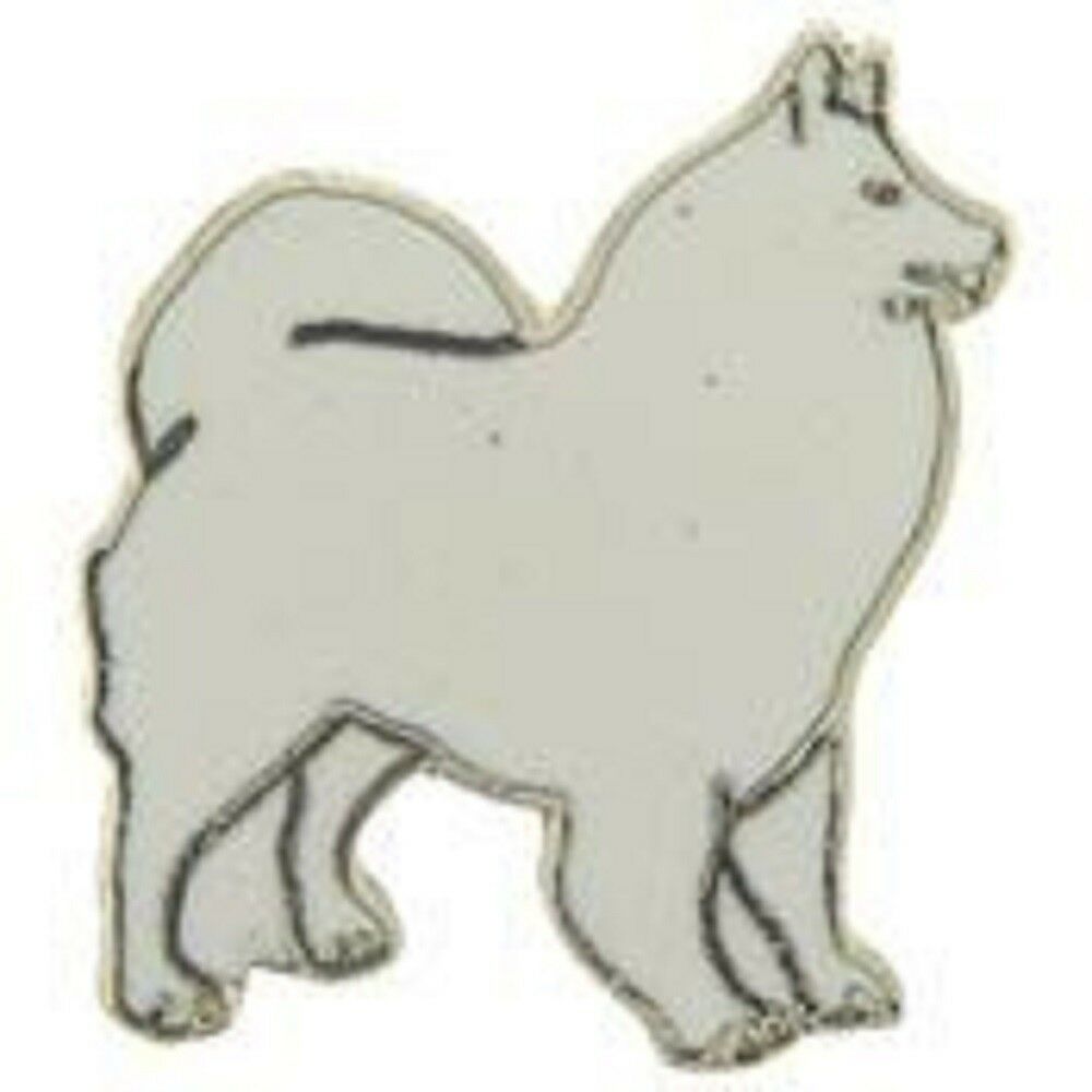 DOG SAMOYED - Officially Licensed Original Artwork, Expertly Designed Pin - 1"