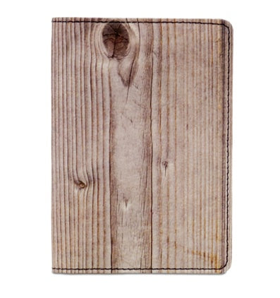 Dynomighty Men's Mighty Passport Cover Wood, Multi, One Size