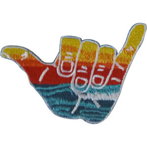 C&D Visionary P-DSX-4838 DSX Hang Loose Learn to Surf Patch, Multi Color