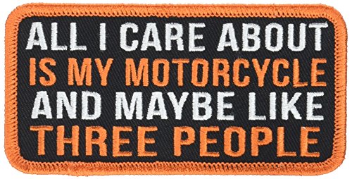 PPL9494 All I Care about Patch (Multicolor, 4" x 2")