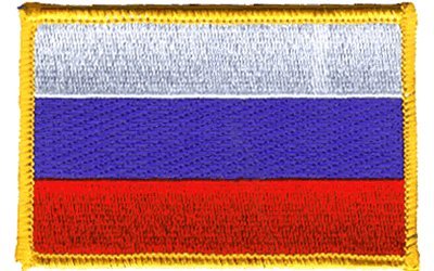 Republic of Russia iron-on embroidered patch