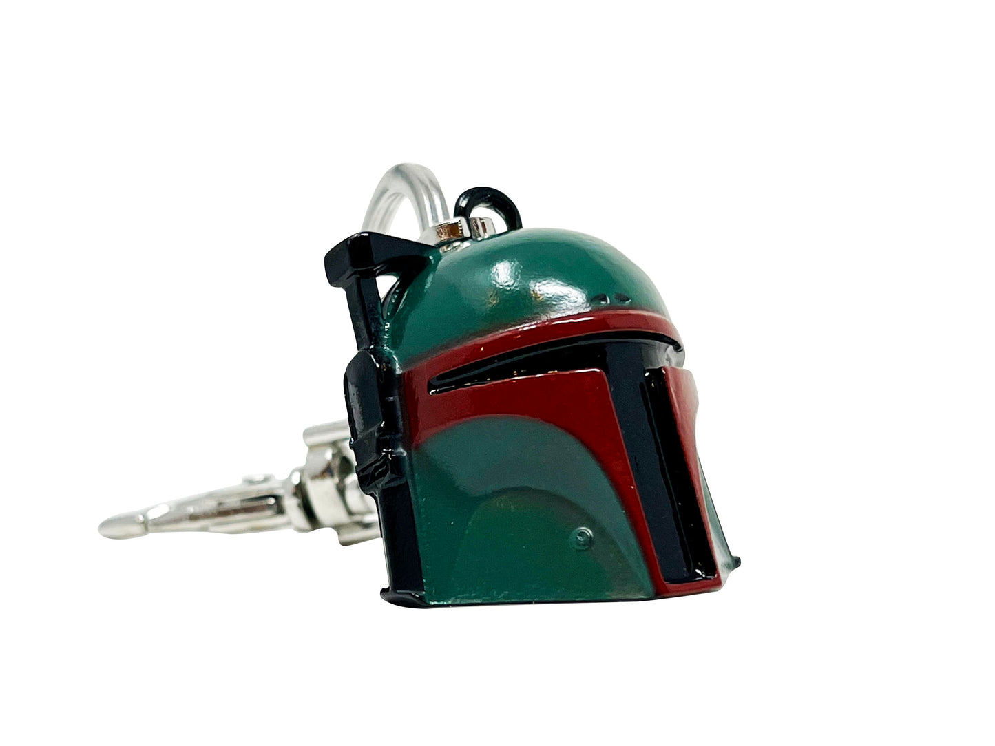 Official Star Wars BOBA FETT 3D HELMET Keychain, Licensed Lucasfilm Ltd THE BOOK OF BOBA FETT Metal Star Wars KEYCHAIN - 3.8cm