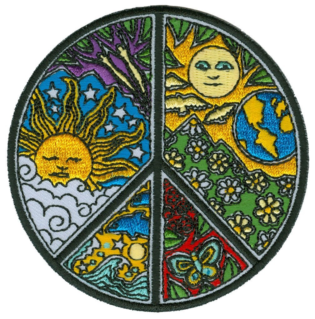Peace Patch - Dan Morris, Sew on Embroidered PATCH for Jeans, Jackets, Pants for Men Women and Kids - 3.5" x 3.5"