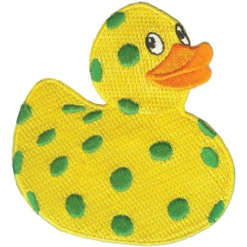 RUBBER DUCKY, Officially Licensed, Iron-On / Sew-On, Embroidered PATCH