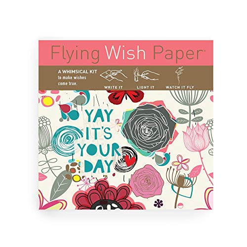 Flying Wish Paper® - Write it., Light it, & Watch it Fly - New! IT'S YOUR DAY - 5" x 5" - Mini Kits