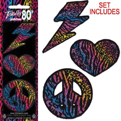Application Tot 80's Pcard Patch Set, 3-Piece
