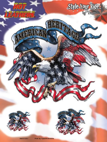 - American Heritage - Set of 3 Stickers / Decals