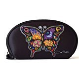 Day and Night Butterfly - Dan Morris, Protective Waterproof Neoprene WALLET for your Cash Coins ID Card - 6.5"x3.5"x1"