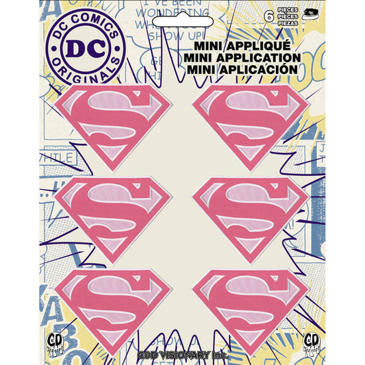 Application DC Comics Originals Supergirl 6 Pat Ch Set Novelty, 2"