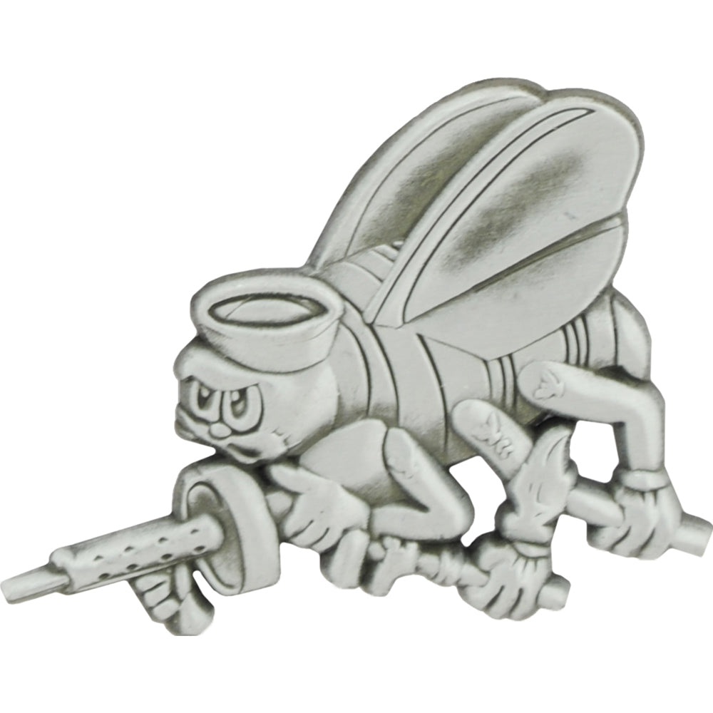 U.S. NAVY, USN SEABEES EMBLEM - Original Artwork, Expertly Designed PIN - 1"