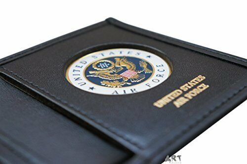 Officially Licensed United States Military Leather HIDDEN BADGE Wallets