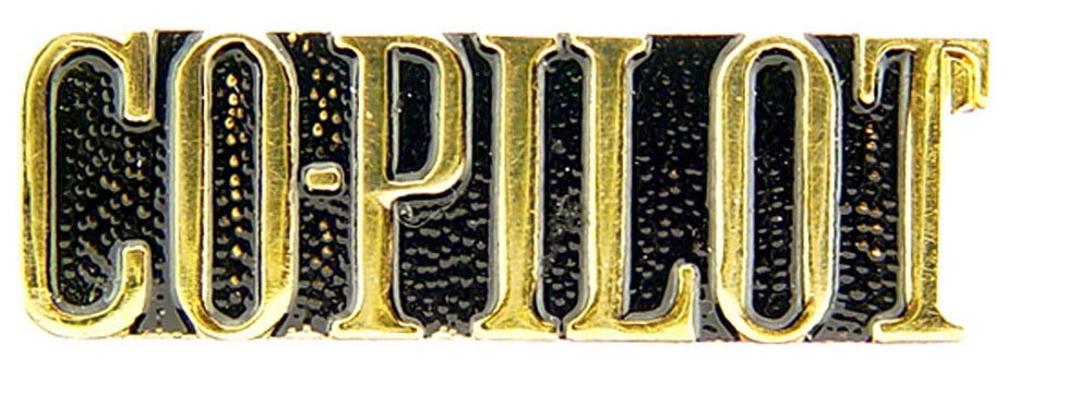 UNITED STATES AIR FORCE CO-PILOT PIN - USA American Patriotic Original Artwork, Expertly Designed PIN - 1"