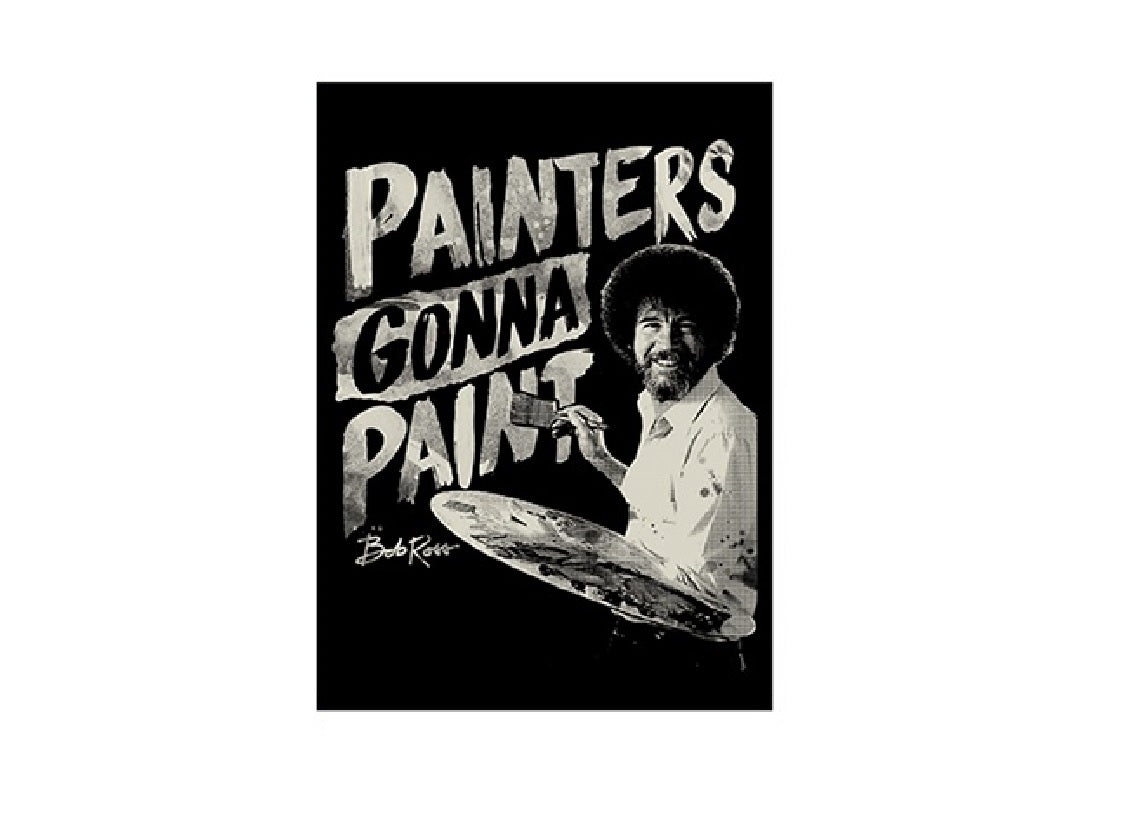 PAINTERS GONNA PAINT MAGNET - Officially Licensed AFRO CAT STARS Decorative Refrigerator Fridge Magnet - 2.5" x 3.5"