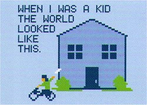 When I was A Kid World Looked Like This Magnet SM4770