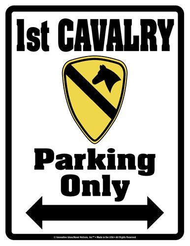 101st AIRBORNE Parking Only (Sign) - Individual Package - Laminated - 8.5" x 11"