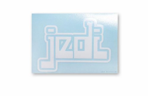 STAR WAR Jedi Rub-On STICKER Disney Officially Licensed Movie & TV Artwork, 4.5" x 6.5" Long Lasting STICKER - WHITE