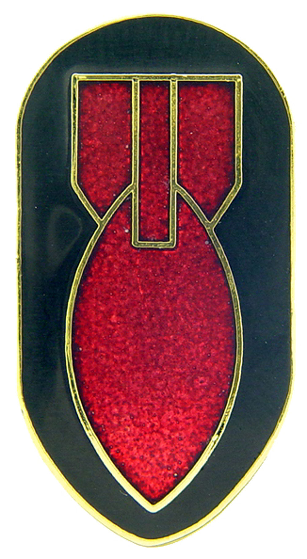 UNITED STATES AIR FORCE BOMB PIN - USA American Patriotic Original Artwork, Expertly Designed PIN - 1.125"