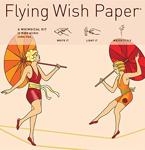 FLYING WISH PAPER® - A WHIMSICAL KIT to make wishes come true - CIRQUE DE FEMMES - 5" x 5" - Mini Kits