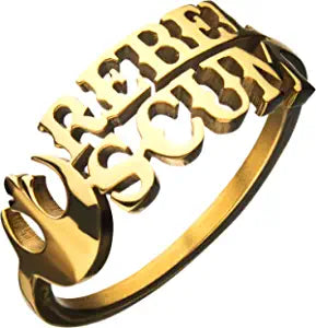 Star Wars Rebel Scum Ring - Rebel Scum Symbol Logo Stainless Steel Ring - Size - 7