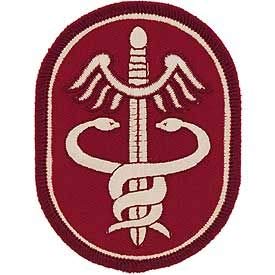 US ARMY, HEALTH SERVICES - Novelty Patches, High Quality Embroidered Sew On Patch - 3"