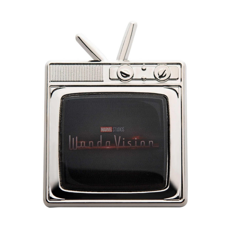 WandaVision TELEVISION LOGO PIN, Officially Licensed Original Marvel Studios & Disney+ TELEVISION LOGO Enamel Lapel Pin