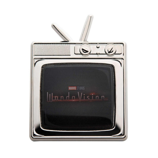 WandaVision TELEVISION LOGO PIN, Officially Licensed Original Marvel Studios & Disney+ TELEVISION LOGO Enamel Lapel Pin