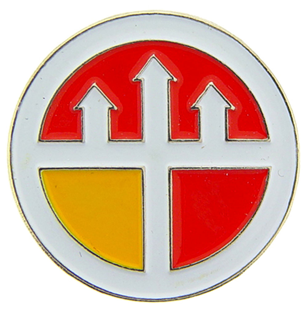 U.S. ARMY, ARMY CORP OF ENGLAND Command - Original Artwork, Expertly Designed PIN - 1"