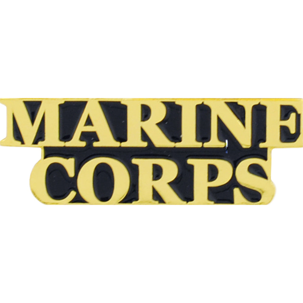U.S. MARINES, SCRIPT MARINE CORPS - Original Artwork, Expertly Designed PIN - 1.5"