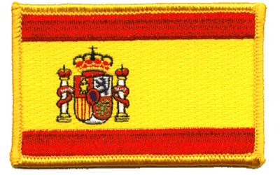 Spain iron-on embroidered patch