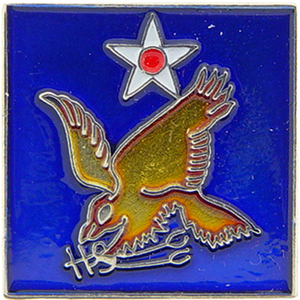 UNITED STATES AIR FORCE 002ND - Original Artwork, Expertly Designed PIN - 1"
