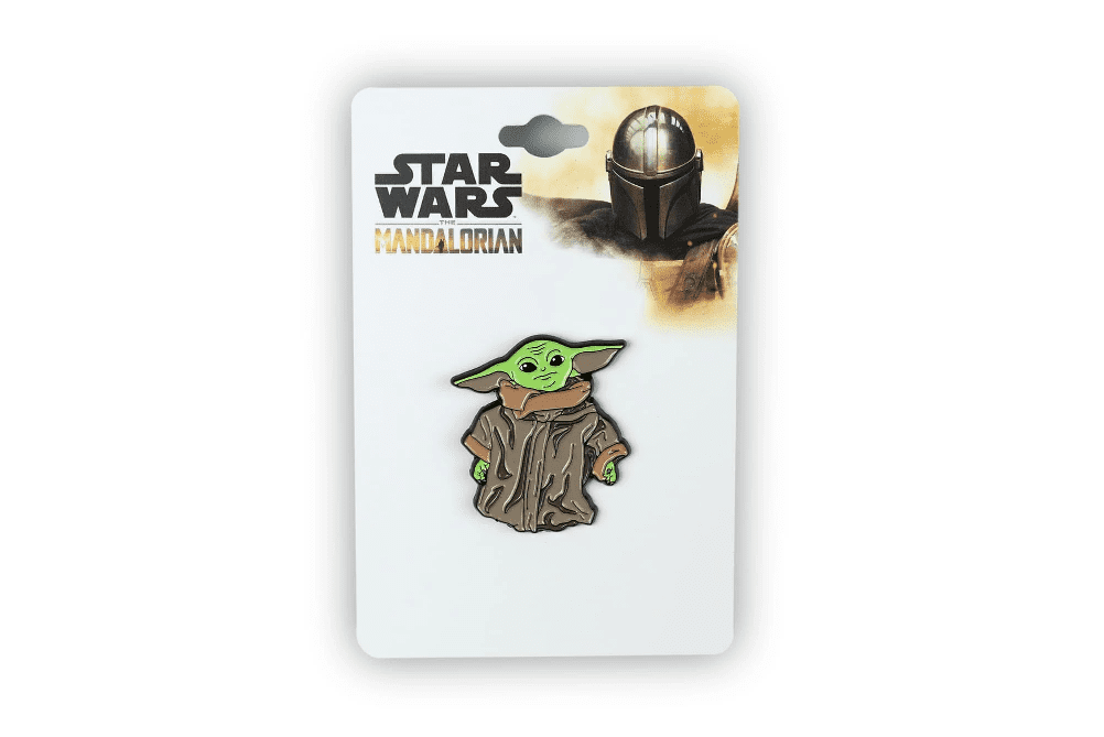 Baby Yoda PIN - THE CHILD, Disney Star Wars Mandalorian Novelty Official Licensed Metal Curious Enamel Lapel PIN