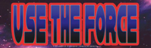 Licenses Products Star Wars Use The Force Bumper Sticker