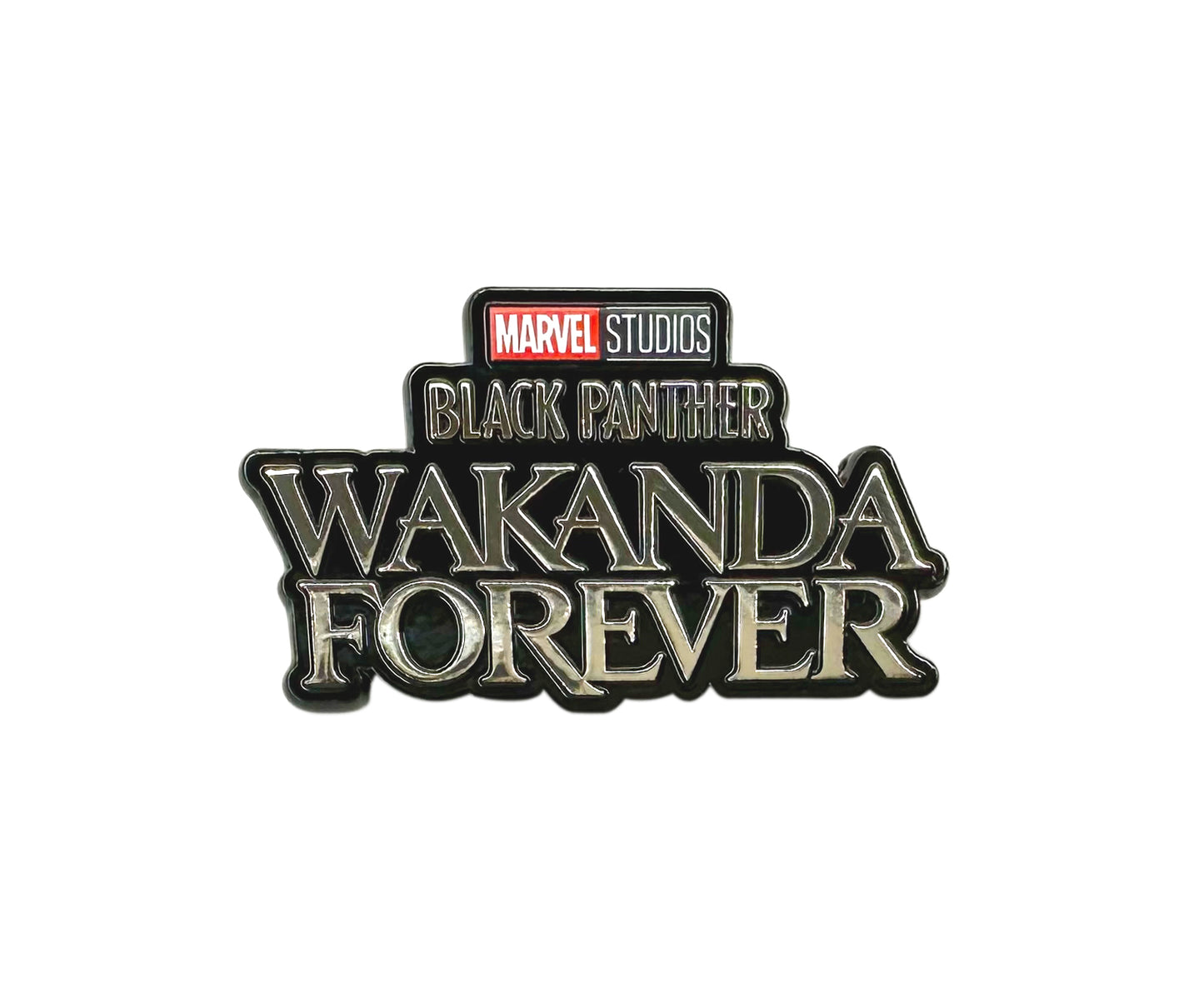 Official Marvel Black Panther WAKANDA FOREVER Enamel Lapel PIN, 4cm x 2cm