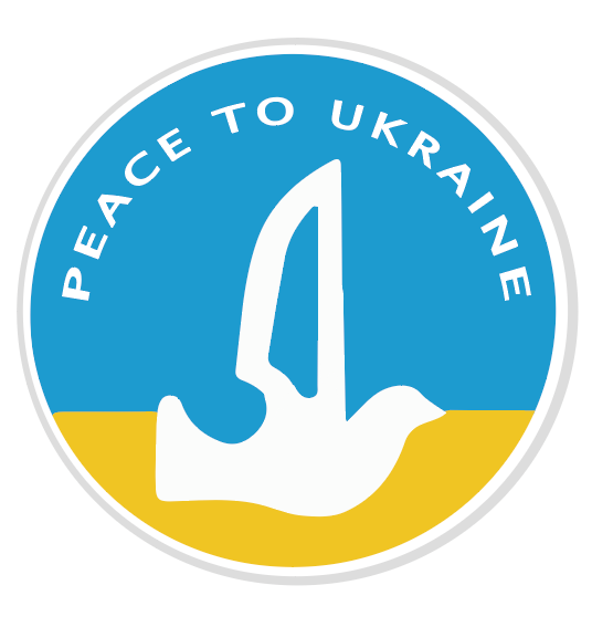 "PEACE TO UKRAINE, UKRAINE FLAG, FLYING BIRD BUTTON, Original Artwork Brooch Pinback Button"