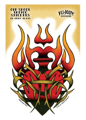 Adam Potts - Tribal Sacred Heart - Sticker/Decal