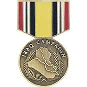 MEDAL IRAQ CAMPAIGN - Original Artwork, Expertly Designed PIN - 1.18"
