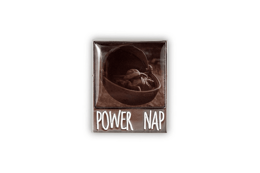 Baby Yoda PIN - THE CHILD "POWER NAP", Star Wars Mandalorian Novelty Licensed Base Metal Curious Enamel Lapel PIN